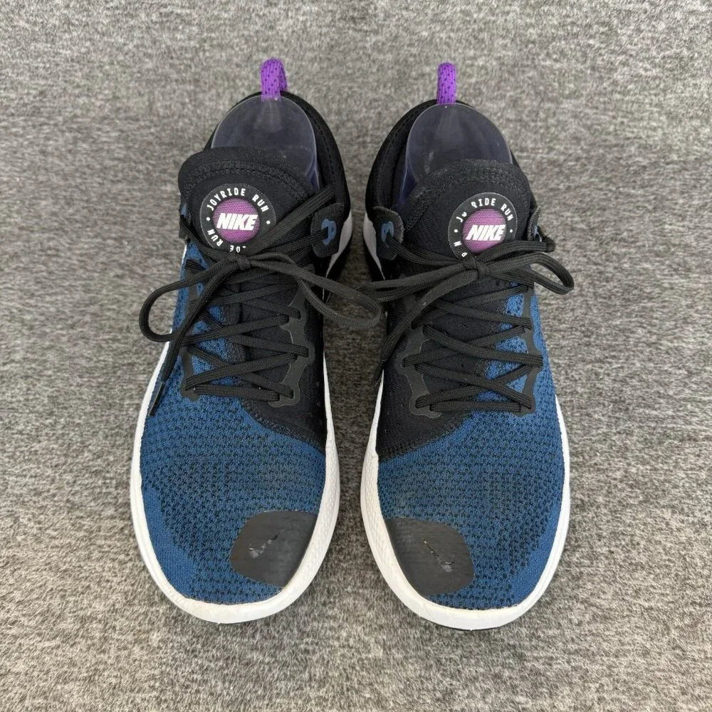 ✅Nike Joyride Run Flyknit Sneakers Women’s 10 Athletic Shoes Black/Blue/Purple - Picture 7 of 11